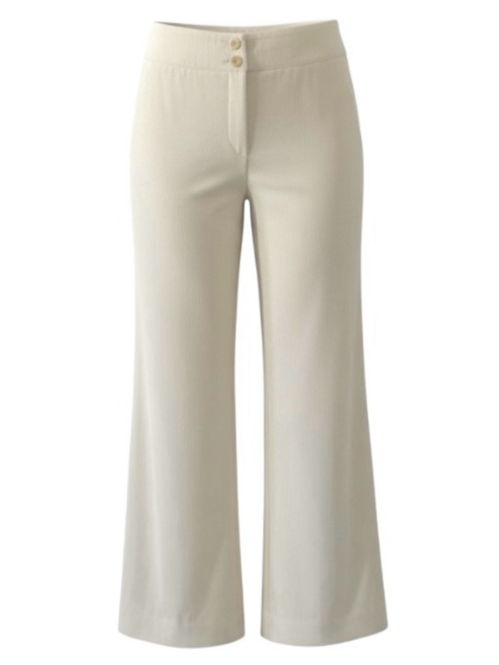 Armani Collezioni Cream Silk Blend Wide Leg Dress Pants Size 12